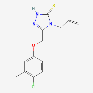 4-allyl-5-[(4-chloro-3-methylphenoxy)methyl]-4H-1,2,4-triazole-3-thiol