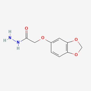 2-(1,3-Benzodioxol-5-yloxy)acetohydrazide