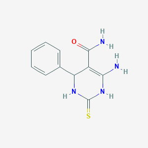 6-Amino-4-phenyl-2-sulfanylidene-1,2,3,4-tetrahydropyrimidine-5-carboxamide