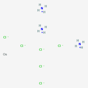 molecular formula Cl6H12N3Os-3 B12756002 Triammonium hexachloroosmate(3-) CAS No. 68413-66-1
