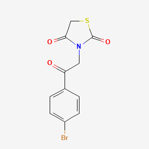 3-[2-(4-Bromophenyl)-2-oxoethyl]-1,3-thiazolidine-2,4-dione