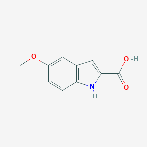 molecular formula C10H9NO3 B127561 5-甲氧基吲哚-2-羧酸 CAS No. 4382-54-1