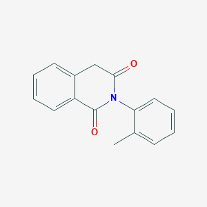molecular formula C16H13NO2 B1275611 2-o-Tolyl-4H-isoquinoline-1,3-dione CAS No. 101273-81-8