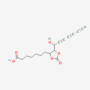 molecular formula C18H20O6 B12756135 EV-22 methyl ester CAS No. 115216-95-0