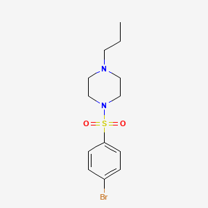 molecular formula C13H19BrN2O2S B1275619 1-(4-Bromophenylsulfonyl)-4-propylpiperazine CAS No. 888181-08-6
