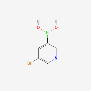 molecular formula C5H5BBrNO2 B1275622 5-Bromopyridine-3-boronic acid CAS No. 452972-09-7