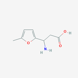 molecular formula C8H11NO3 B1275630 3-Amino-3-(5-methyl-2-furyl)propanoic acid CAS No. 439121-19-4