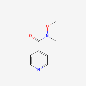 molecular formula C8H10N2O2 B1275636 N-Methoxy-N-methylisonicotinamide CAS No. 100377-32-0