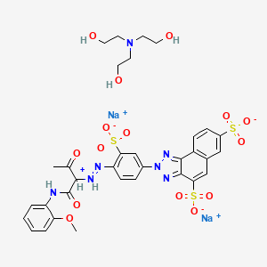 molecular formula C33H35N7Na2O15S3 B12756390 Einecs 280-764-1 CAS No. 83763-76-2