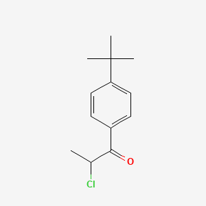 molecular formula C13H17ClO B1275641 1-(4-tert-Butyl-phenyl)-2-chloro-propan-1-one CAS No. 59477-82-6