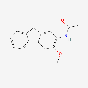 molecular formula C16H15NO2 B12756412 N-(3-methoxy-9H-fluoren-2-yl)acetamide CAS No. 6893-21-6