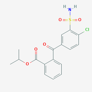 molecular formula C17H16ClNO5S B12756455 GW4Suw2CT5 CAS No. 2514668-27-8