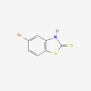 molecular formula C7H4BrNS2 B1275646 5-Bromo-2-mercaptobenzothiazole CAS No. 71216-20-1