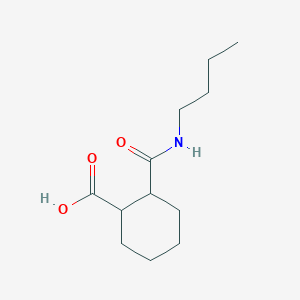 molecular formula C12H21NO3 B1275647 2-[(Butylamino)carbonyl]cyclohexanecarboxylic acid CAS No. 438613-40-2