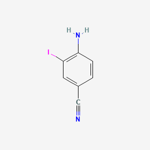 molecular formula C7H5IN2 B1275651 4-Amino-3-iodobenzonitrile CAS No. 33348-34-4