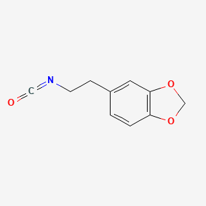 B1275655 3,4-Methylenedioxyphenethyl isocyanate CAS No. 62334-09-2