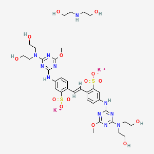 molecular formula C34H47K2N11O14S2 B12756599 Einecs 286-155-7 CAS No. 85187-67-3