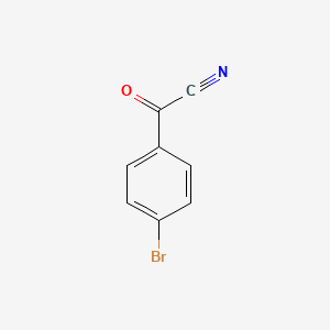 molecular formula C8H4BrNO B1275662 4-Bromobenzoyl cyanide CAS No. 6048-21-1