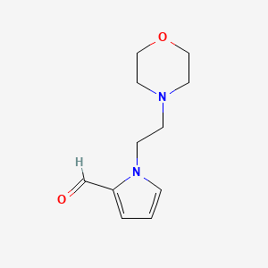 molecular formula C11H16N2O2 B1275666 1-(2-Morpholin-4-yl-ethyl)-1H-pyrrole-2-carbaldehyde CAS No. 383135-71-5