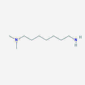 molecular formula C9H22N2 B1275678 (7-Aminoheptyl)dimethylamine CAS No. 22078-09-7