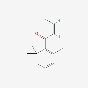 molecular formula C13H18O B12756815 2-Buten-1-one, 1-(2,6,6-trimethyl-1,3-cyclohexadien-1-yl)-, (2Z)- CAS No. 59739-63-8
