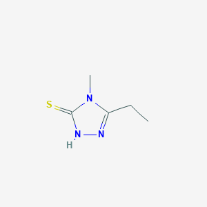 molecular formula C5H9N3S B1275692 5-ethyl-4-methyl-4H-1,2,4-triazole-3-thiol CAS No. 4418-57-9