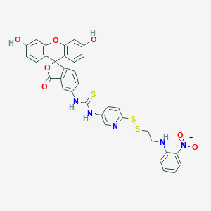 (2-Nitroaniline-N-ethyldithio)-2-(pyridyl-5-thioureido-N'-(5-fluorescein))