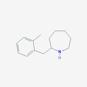 molecular formula C14H21N B1275709 2-(2-Methylbenzyl)azepane CAS No. 383129-31-5