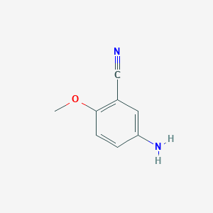 molecular formula C8H8N2O B1275728 5-Amino-2-methoxybenzonitrile CAS No. 214623-57-1