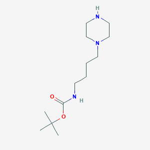 molecular formula C13H27N3O2 B1275745 1-(4-Boc-aminobutyl)piperazine CAS No. 874831-61-5