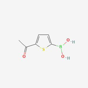 molecular formula C6H7BO3S B1275754 5-Acetylthiophene-2-boronic acid CAS No. 206551-43-1