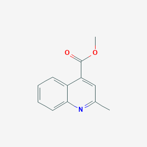 molecular formula C12H11NO2 B1275757 Methyl 2-methylquinoline-4-carboxylate CAS No. 55625-40-6