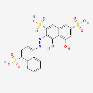Sodium 4,5-dihydroxy-3-((4-sulfonatonaphthalen-1-yl)diazenyl)naphthalene-2,7-disulfonate
