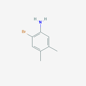 molecular formula C8H10BrN B1275768 2-Bromo-4,5-dimethylaniline CAS No. 22364-29-0