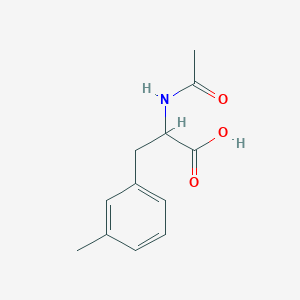 molecular formula C12H15NO3 B1275788 2-acetamido-3-(3-methylphenyl)propanoic Acid CAS No. 5440-39-1