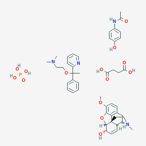 molecular formula C47H61N4O14P B012758 Mersyndol CAS No. 100216-57-7