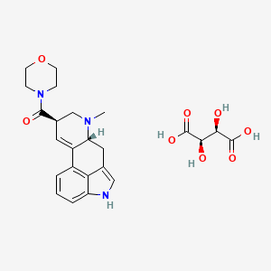 molecular formula C24H29N3O8 B12758087 N-Morpholinyllysergamide tartrate CAS No. 119248-45-2