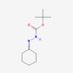 molecular formula C11H20N2O2 B1275815 叔丁基 2-环己亚甲基肼基甲酸酯 CAS No. 60295-11-6