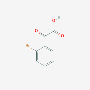 molecular formula C8H5BrO3 B1275819 2-(2-Bromophenyl)-2-oxoacetic acid CAS No. 26767-16-8