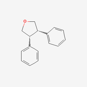 molecular formula C16H16O B12758191 3,4-Diphenyloxolane CAS No. 1393686-95-7