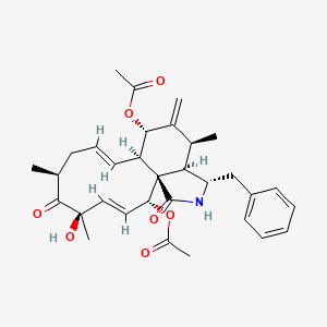 molecular formula C32H39NO7 B12758299 Zygosporin F CAS No. 25374-68-9