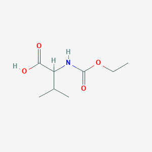 molecular formula C8H15NO4 B1275844 2-[(Ethoxycarbonyl)amino]-3-methylbutanoic acid CAS No. 111421-95-5