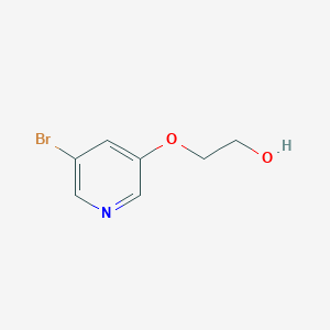 molecular formula C7H8BrNO2 B1275845 5-Bromo-3-(2-hydroxyethoxy)-pyridine CAS No. 284040-71-7