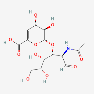 molecular formula C14H21NO11 B12758554 Chondroitin disaccharide deltadi-0S CAS No. 63527-80-0