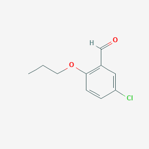 molecular formula C10H11ClO2 B1275873 5-Chloro-2-propoxybenzaldehyde CAS No. 27590-75-6