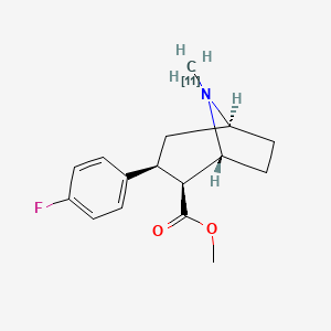 molecular formula C16H20FNO2 B12758896 P9KP229Jru CAS No. 146725-35-1