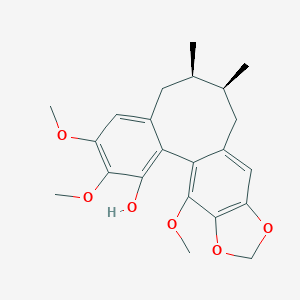 molecular formula C22H26O6 B012759 Schisanhenol B CAS No. 102681-52-7