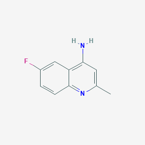 4-Amino-6-fluoro-2-methylquinoline