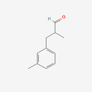 molecular formula C11H14O B12759182 2-Methyl-3-(m-tolyl)propanal CAS No. 119052-83-4