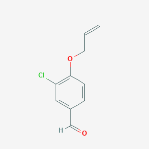 molecular formula C10H9ClO2 B1275933 4-(Allyloxy)-3-chlorobenzaldehyde CAS No. 58236-91-2